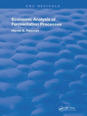 cover image of Economic Analysis of Fermentation Processes